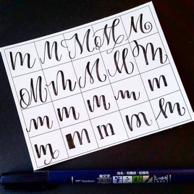 How to Write an M in Cursive and Explore its Aesthetics