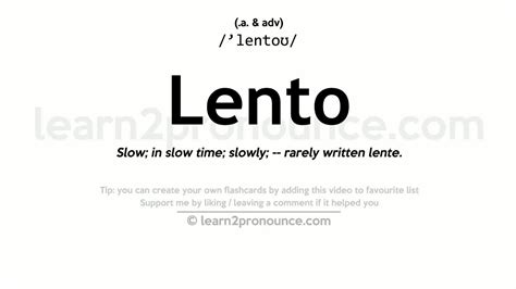 Lento Meaning in Music: A Multi-Layered Exploration