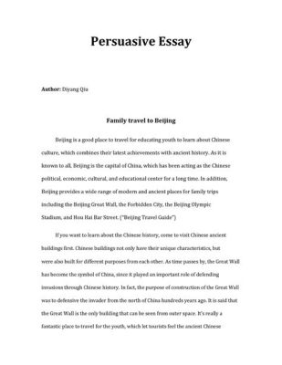 which of these prompts would require writing a persuasive essay?